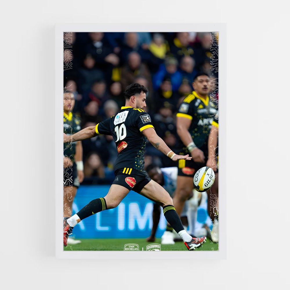 Poster Sprint à La Rochelle – affiche Rugby (vue 3)